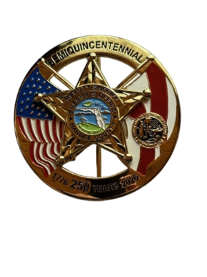 250th Anniversary Badge <br> <span class="high">(FOR AUTHORIZED SHERIFF PERSONNEL ONLY)</span>