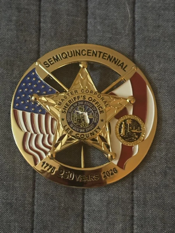 250th Anniversary Badge (FOR AUTHORIZED SHERIFF PERSONNEL ONLY