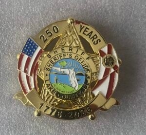 Sheriff Florida badge<br> <span class="high">(FOR AUTHORIZED SHERIFF PERSONNEL ONLY)</span><br><b>Other styles available. We custom-make our badges</b>