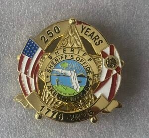 250th Anniversary Badge <br> <span class="high">(FOR AUTHORIZED SHERIFF PERSONNEL ONLY)</span>